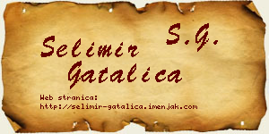 Selimir Gatalica vizit kartica